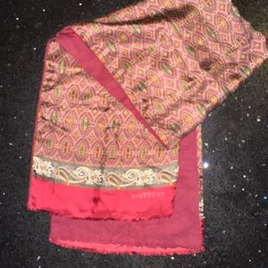 Givenchy Paisley Silk and Wool Scarf